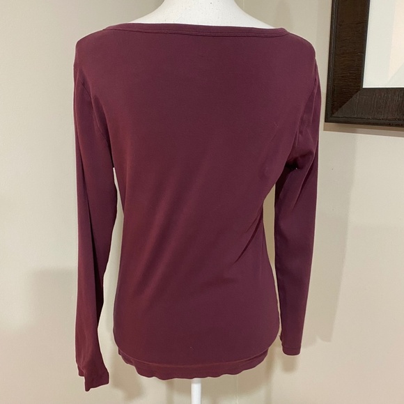 *TIME AND TRU* Purple Long Sleeve Shirt Size Medium (8-10) - Picture 3 of 6